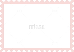 明信片邮票边框