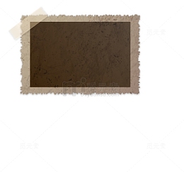 皱纸质老照片相框