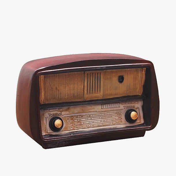 杂货创意复古收音机摆件 家居装