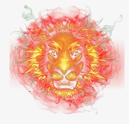 火焰虎头素材图片