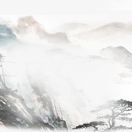 中国风墨水画