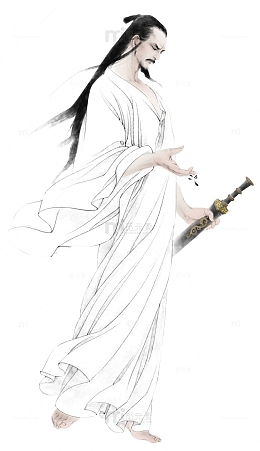 端午节屈原人物图