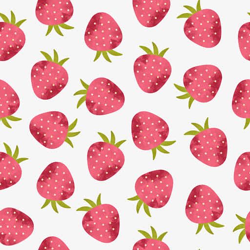 草莓无缝拼接底纹背景