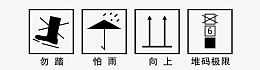 矢量防摔防潮标志