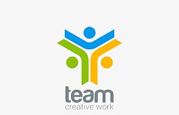 团结的商业LOGO高清免扣素材