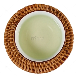 茶杯中的西湖龙井茶