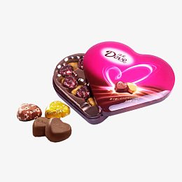 被打开的德芙盒子