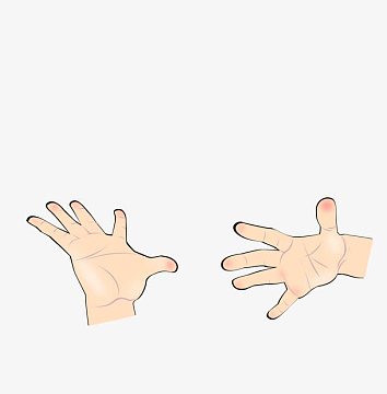 卡通手掌图片_卡通手掌素材_觅元素