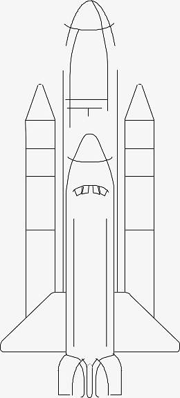 矢量PPT创意航天飞机图标