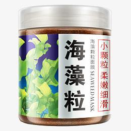 泊泉雅海藻颗粒面膜产品实物