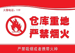 严禁烟火标识牌