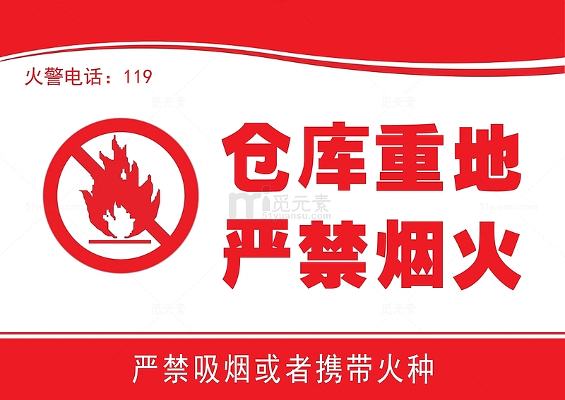 严禁烟火标识牌
