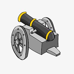 卡通武器大炮