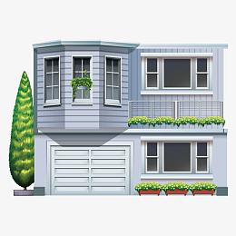 矢量楼层建筑素材