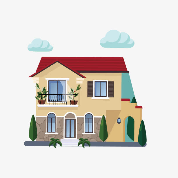 矢量房子素材免费下载_觅元素