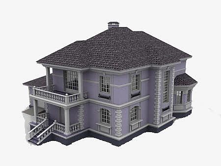 别墅装修3D效果图