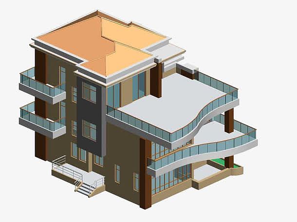 房屋修建模型图