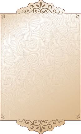 金色花纹 树叶纹