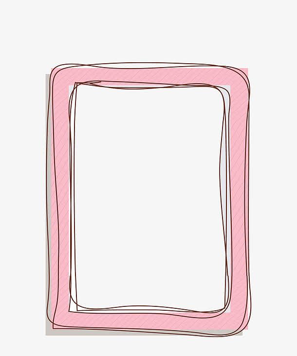 粉色相框