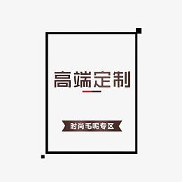 高端定制直通车文字版式边框