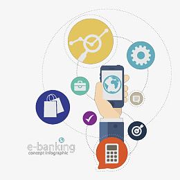 电子支付矢量素材