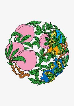福寿富贵矢量传统素材