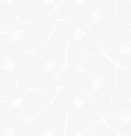 四方连续花卉线图案