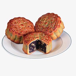 红豆月饼