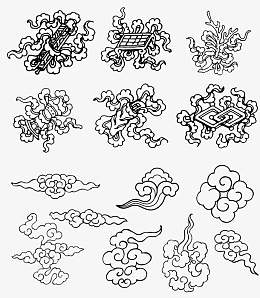 古典花纹矢量图