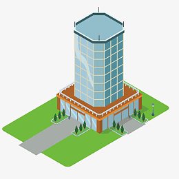 矢量素材图案政府大楼市政大楼