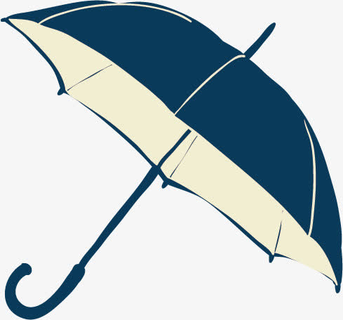 手绘雨伞素材