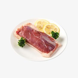 鸭胸肉摆盘实拍图