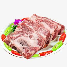 一盘五花肉肉排