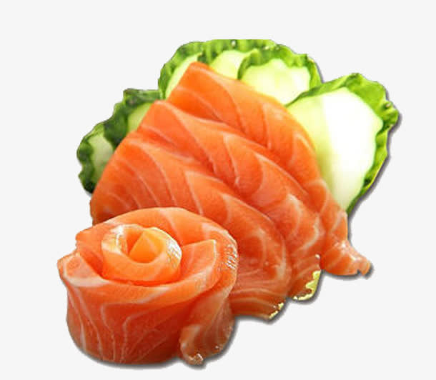 新鲜三文鱼素材免费下载_觅元素