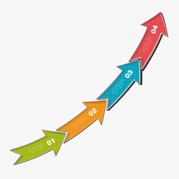 矢量上升箭头素材免费下载_觅元素