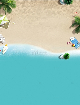 夏日海报背景