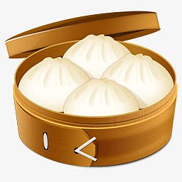 包子早餐蒸塞包子食物Breafast-icons