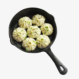 美味生煎包免抠图片