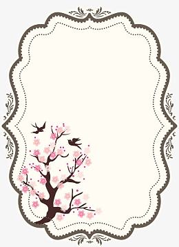 请柬封面边框纹理