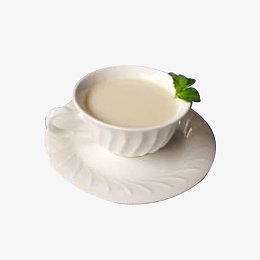 绿叶与豆浆