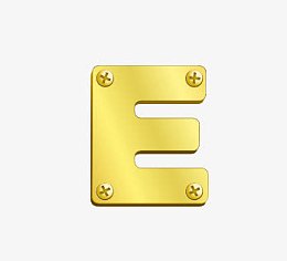 英文字金色的字母