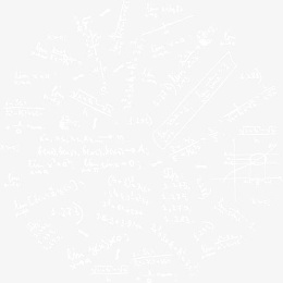 数学方程式抽象圆形图