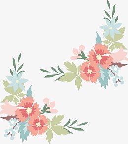日系花纹底纹小清新