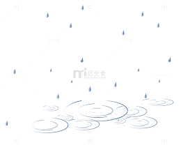 正在下雨