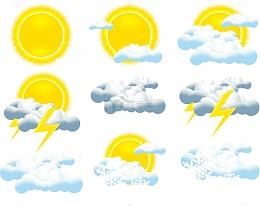 精致天气预报标志