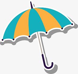 卡通雨伞素材