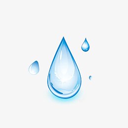 卡通水滴