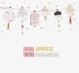 日本风格装饰图案