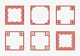 日本边境矢量插图边框