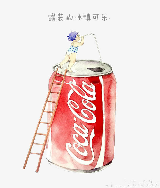 卡通可口可乐